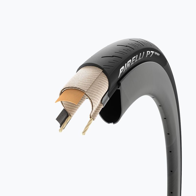 Bike tyre Pirelli P7 Sport 700 x 32C black 3