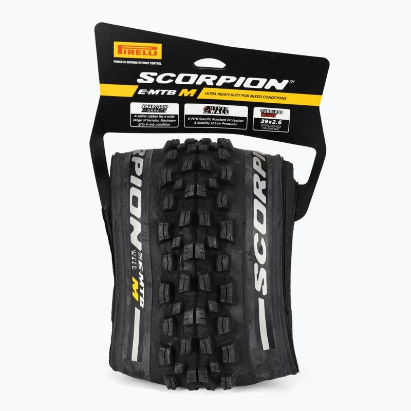 Pirelli Scorpion E-MTB M HyperWall rolling black bicycle tyre 4193000 2