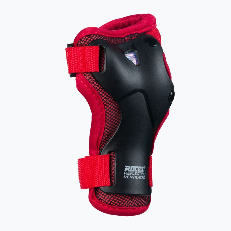 Roces Ventilated 3 Pack 002 black/red children's pad set 301352 4