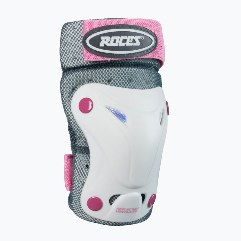 Roces Ventilated 3 Pack children's pad set white 301352 2