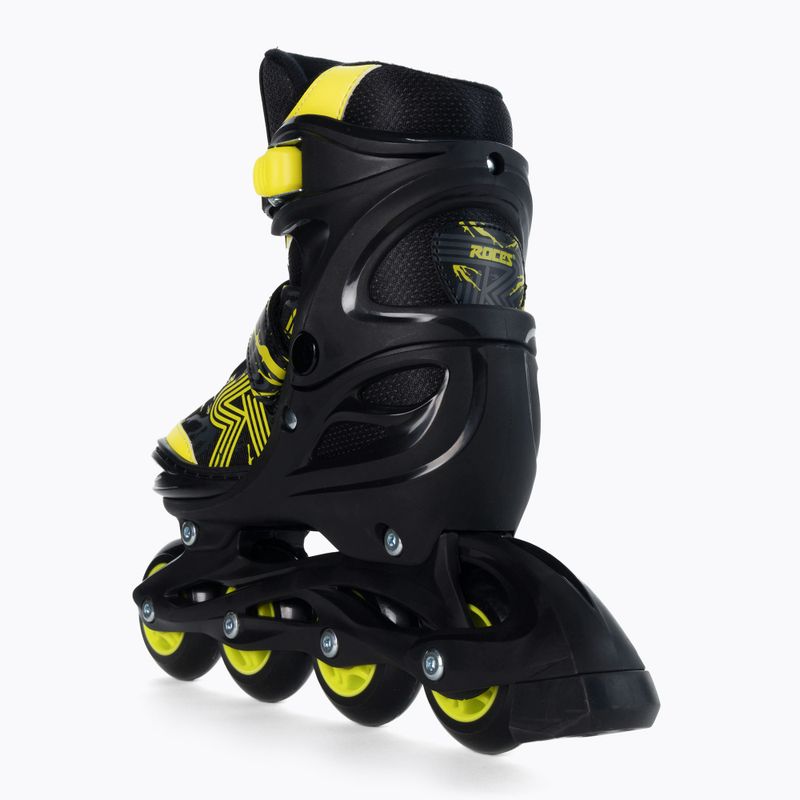 Roces Jokey 3.0 children's roller skates black/yellow 400845 3