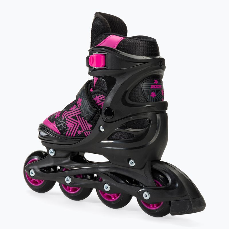 Roces Jokey 3.0 children's roller skates black/pink 3