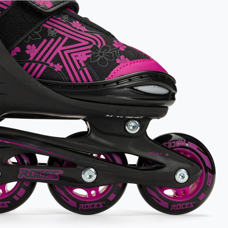 Roces Jokey 3.0 children's roller skates black/pink 8