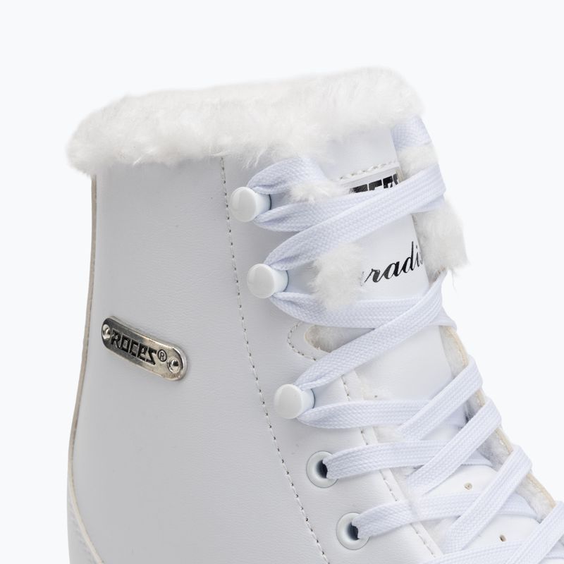 Roces Paradise Eco-Fur white figure skates 450704 5