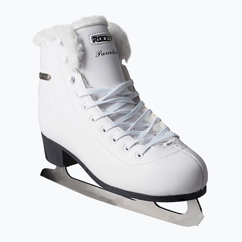 Roces Paradise Eco-Fur white figure skates 450704 9