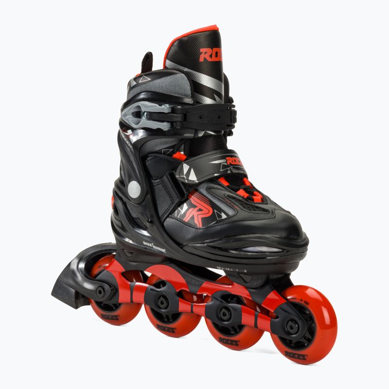 Roces Moody Boy TIF children's roller skates black/sport red