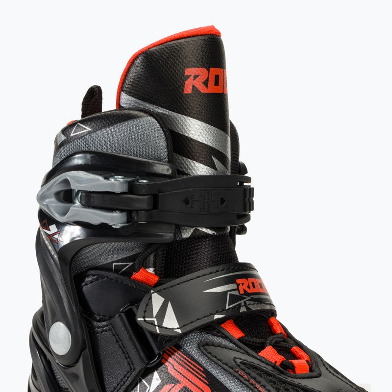 Roces Moody Boy TIF children's roller skates black/sport red 5