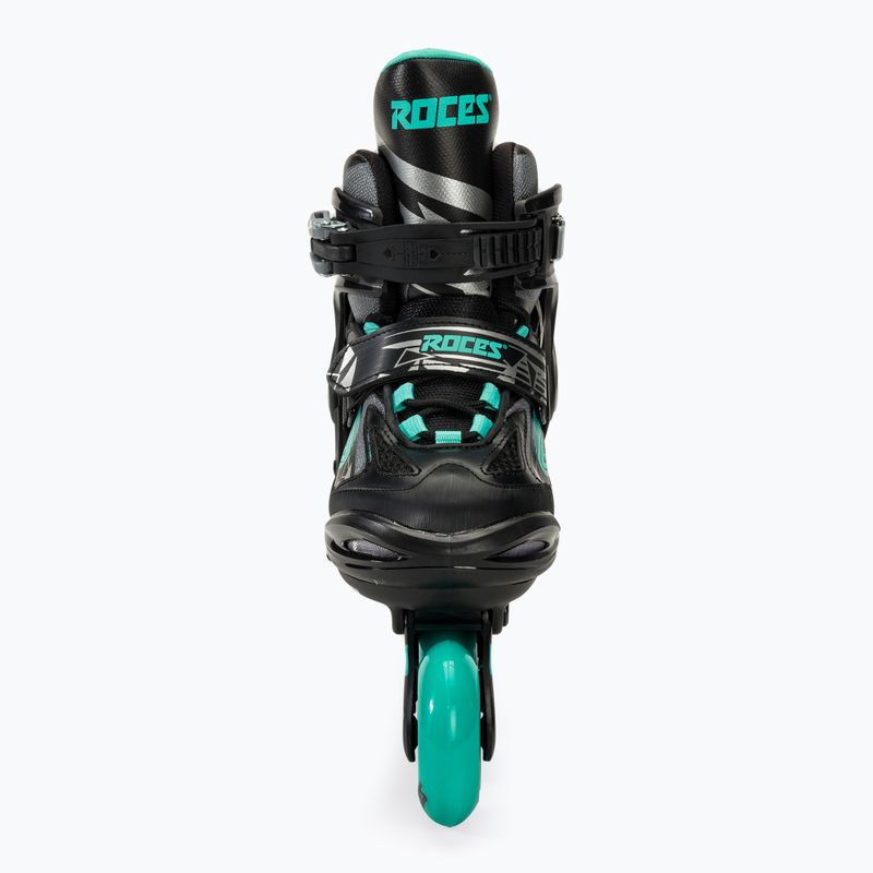 Roces Moody Girl TIF children's roller skates black/aqua 4