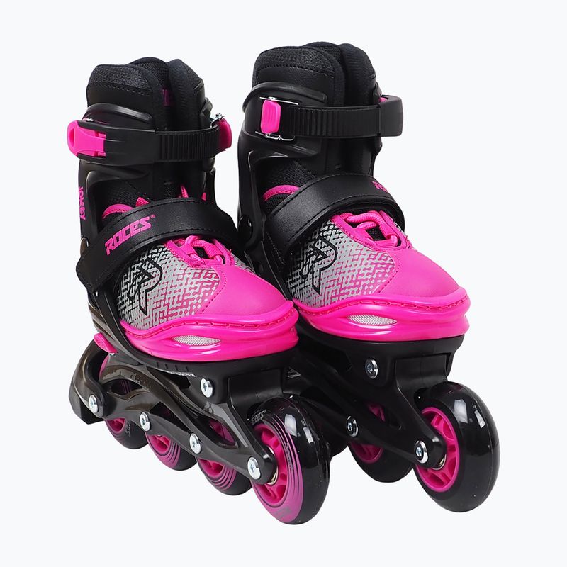 Roces Jokey X Girl children's roller skates black/pink 2