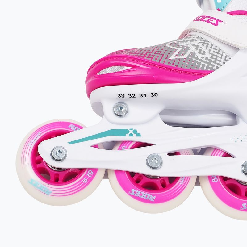 Roces Jokey X Girl children's roller skates white/pink 6