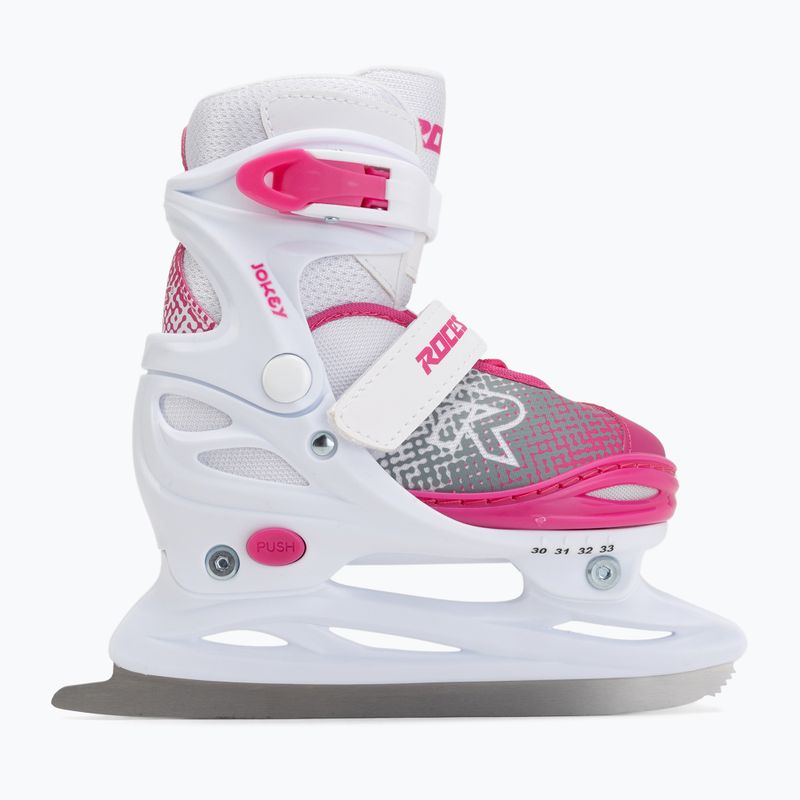 Children's skates Roces Jokey Ice X white/pink 2