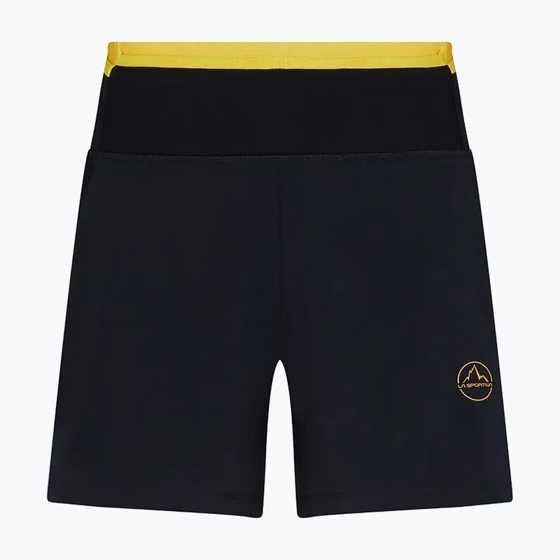 LaSportiva men's Ultra Distance Short 7" running shorts black P45999100