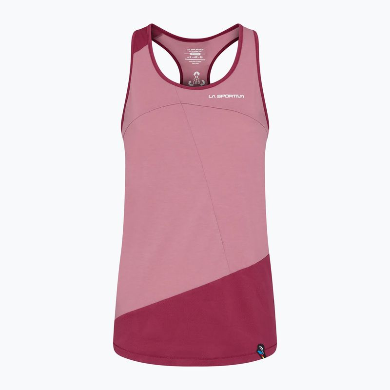 La Sportiva Charm Tank women's climbing t-shirt pink O80405502