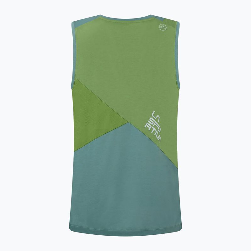 La Sportiva men's climbing t-shirt Crimp Tank green N86718714 2