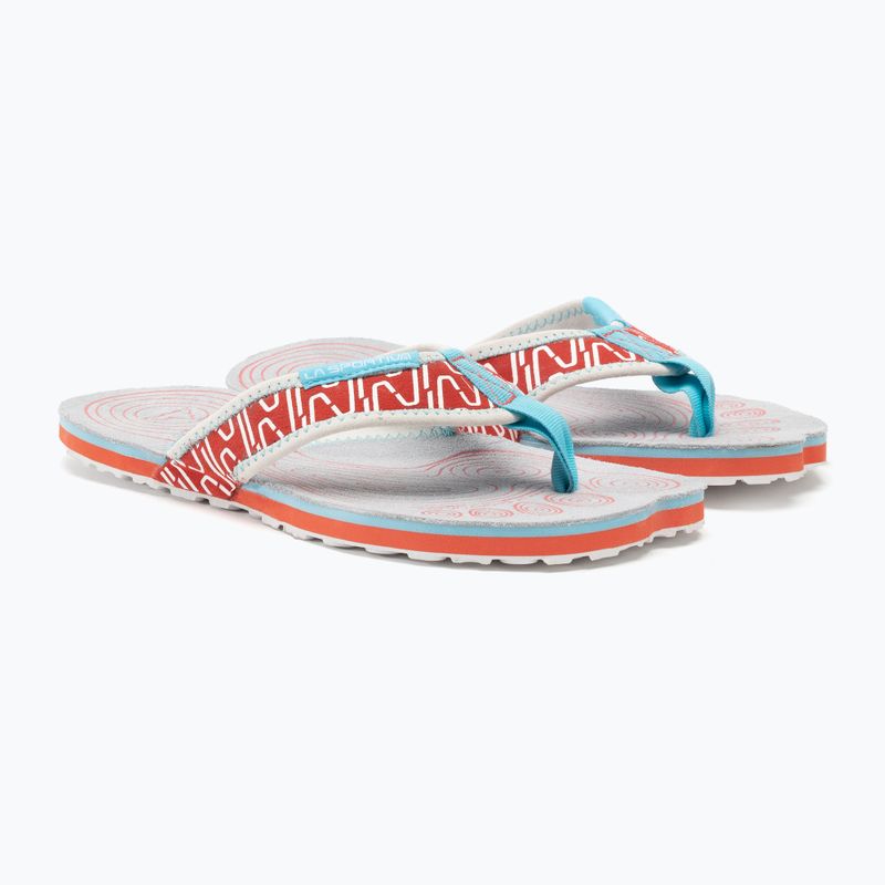 La Sportiva Swing hibiscus/malibu blue women's flip flops 4