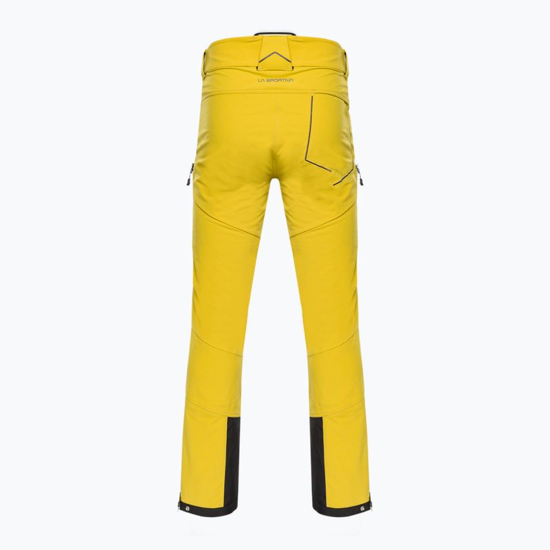 La Sportiva men's Excelsior softshell trousers yellow L61723723 2
