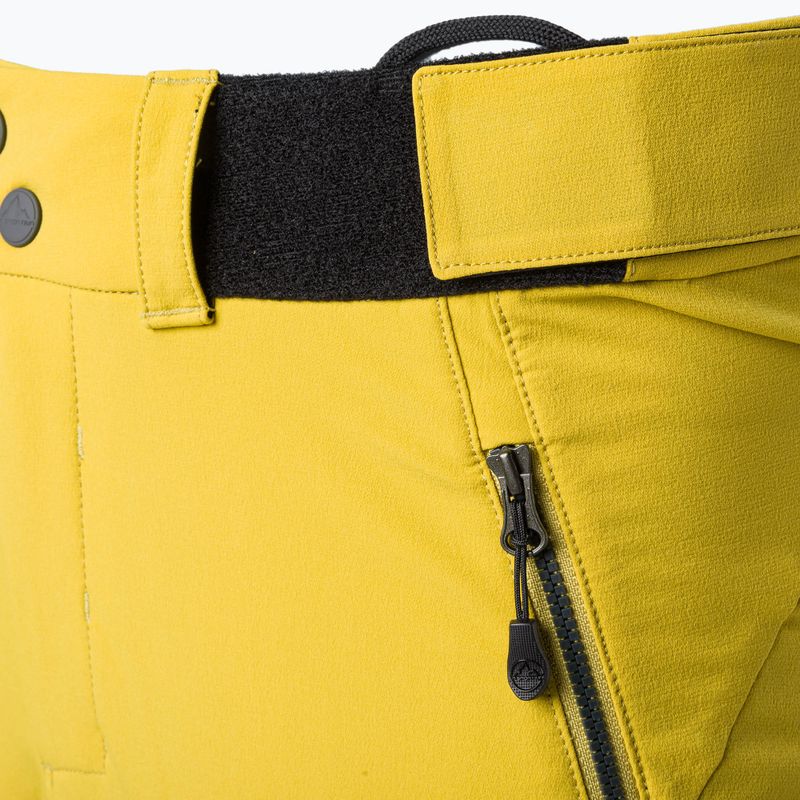 La Sportiva men's Excelsior softshell trousers yellow L61723723 3