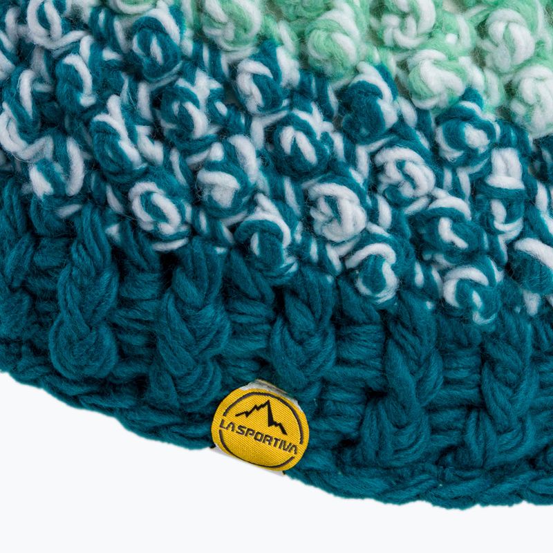Women's winter beanie La Sportiva Terry Beanie turquoise X31616635 3