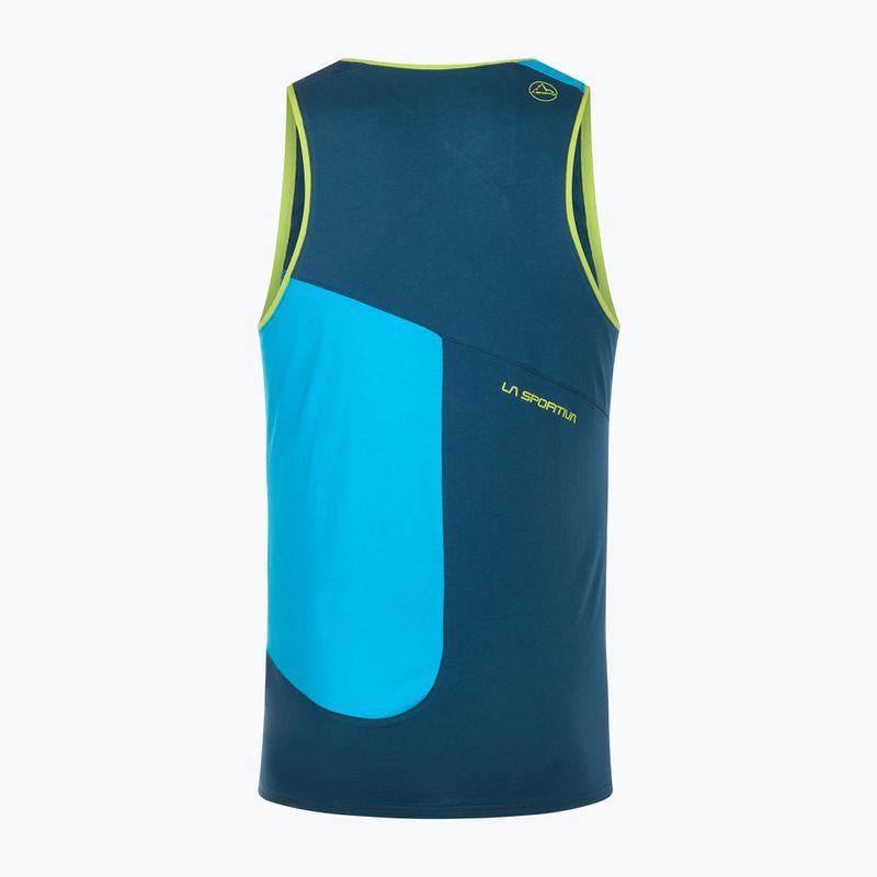 Men's climbing shirt La Sportiva Dude Tank blue N43639637 5