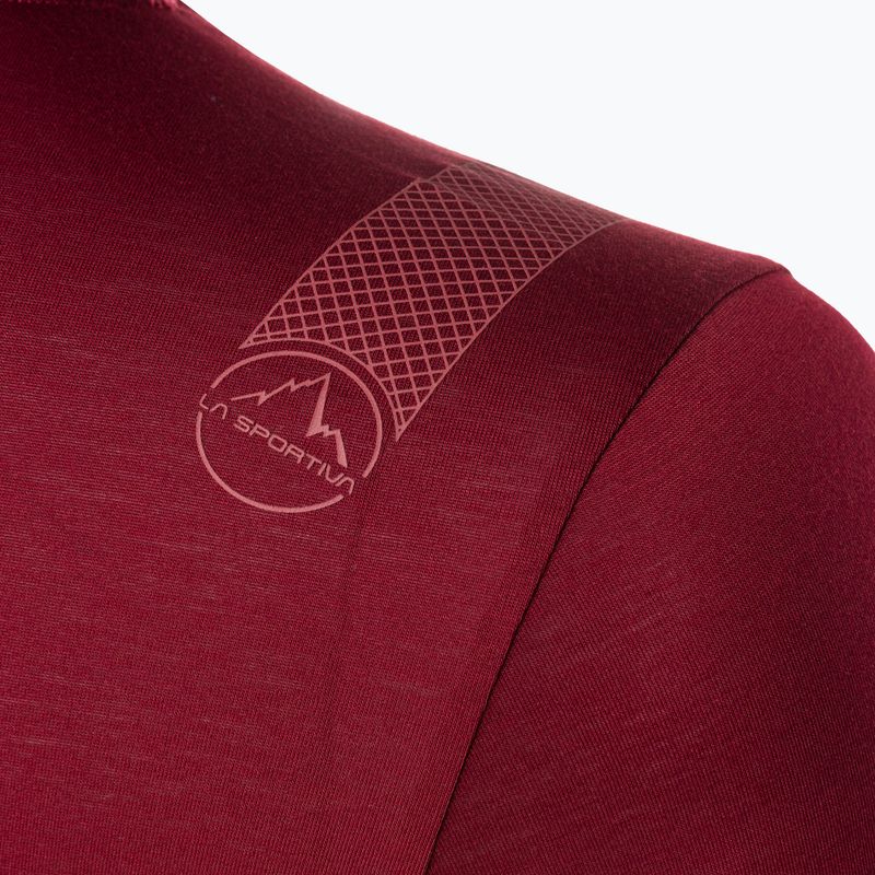 La Sportiva men's climbing shirt Grip orange-red N87208320 7