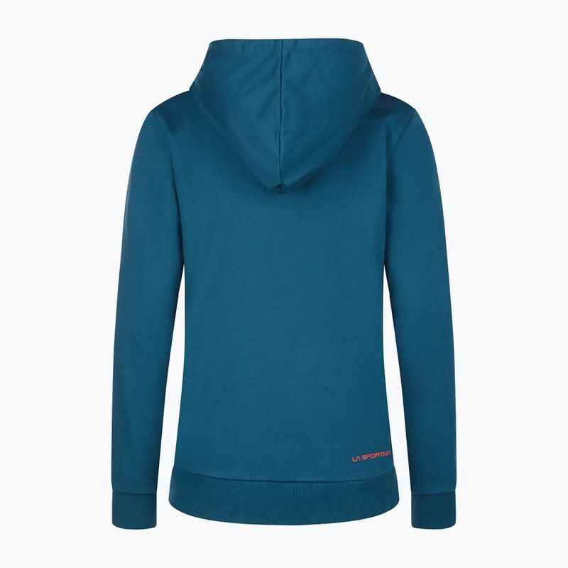 Women's trekking sweatshirt La Sportiva Retro Hoody storm blue 6