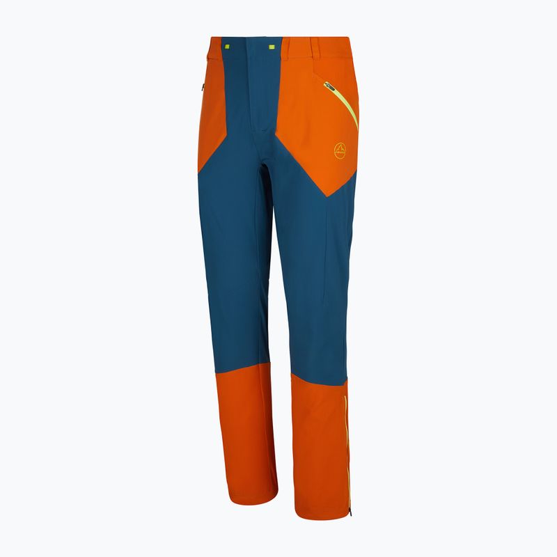 LaSportiva Monument men's trekking trousers navy blue and orange P61639208