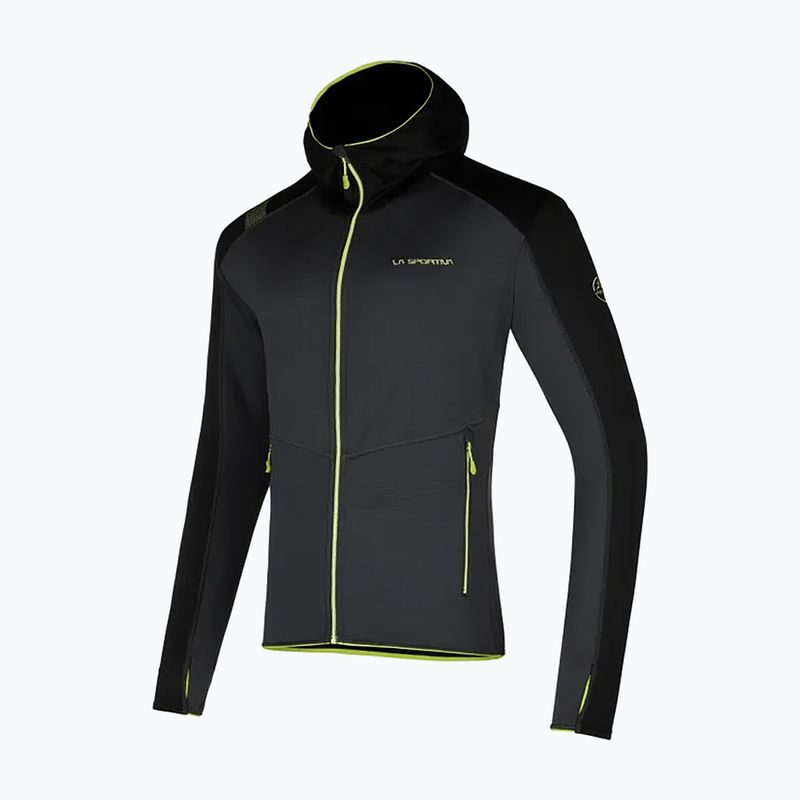 Men's La Sportiva Upendo Hoody carbon/lime punch trekking sweatshirt 7