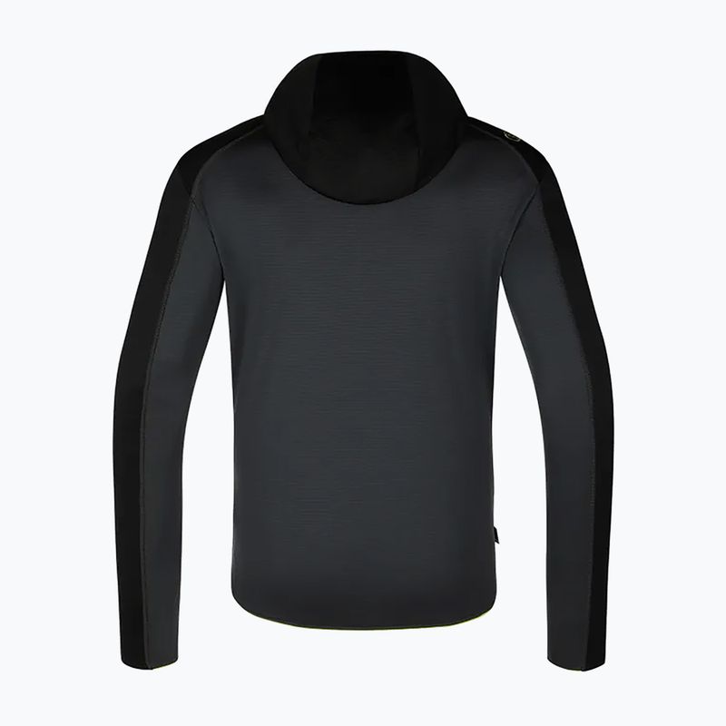 Men's La Sportiva Upendo Hoody carbon/lime punch trekking sweatshirt 8