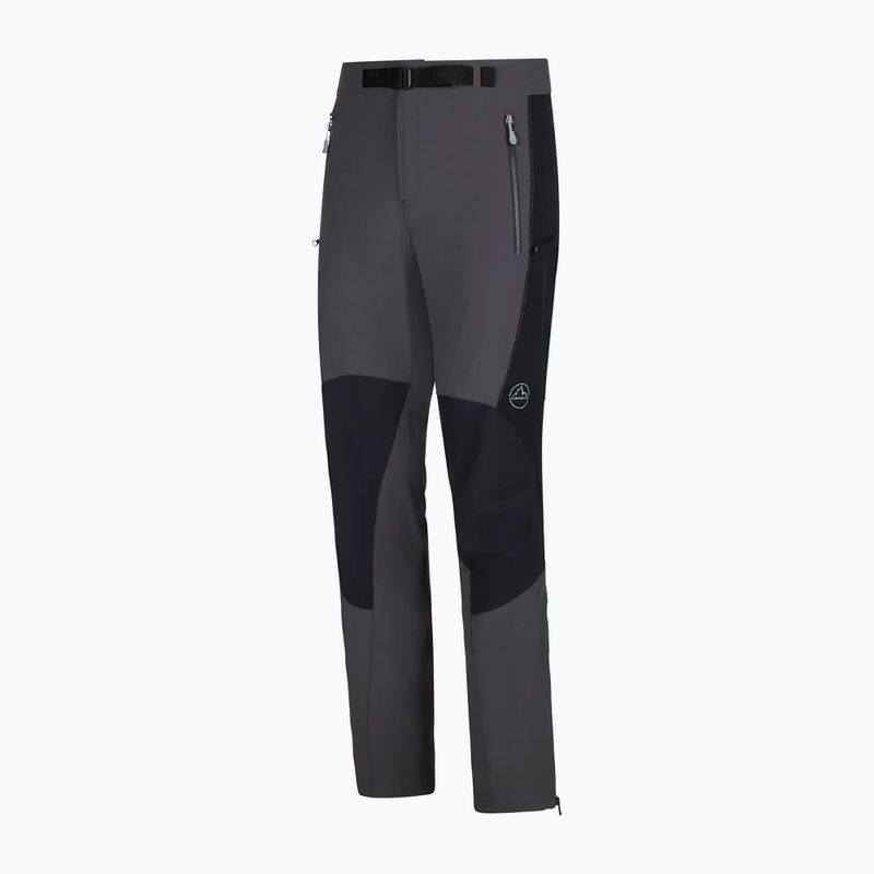 La Sportiva men's trekking trousers Cardinal carbon/black