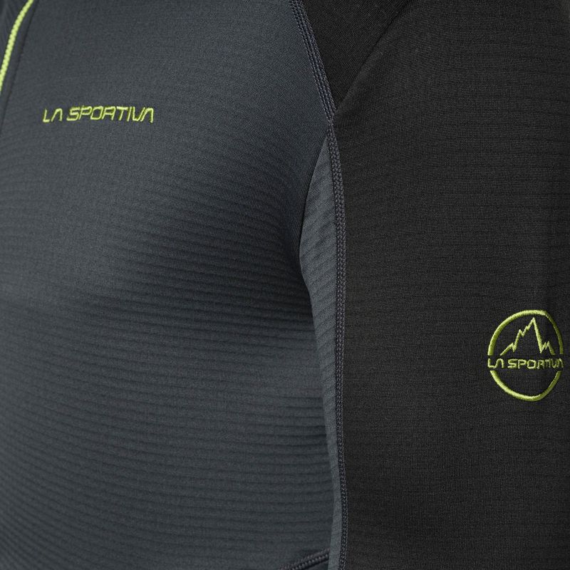 Men's La Sportiva Upendo Hoody carbon/lime punch trekking sweatshirt 4