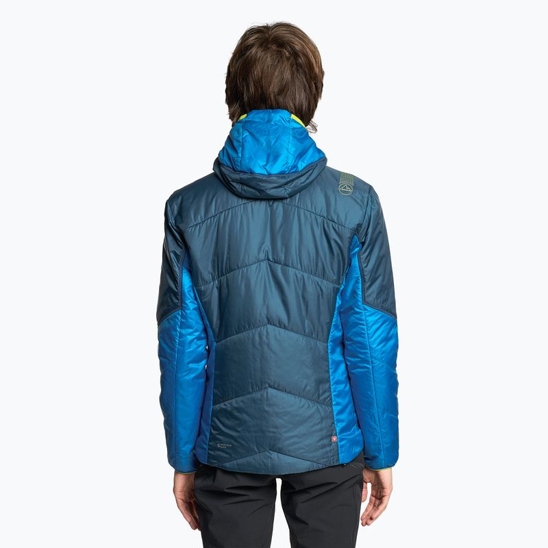 La Sportiva men's down jacket Mythic Primaloft storm blue/electric blue 2