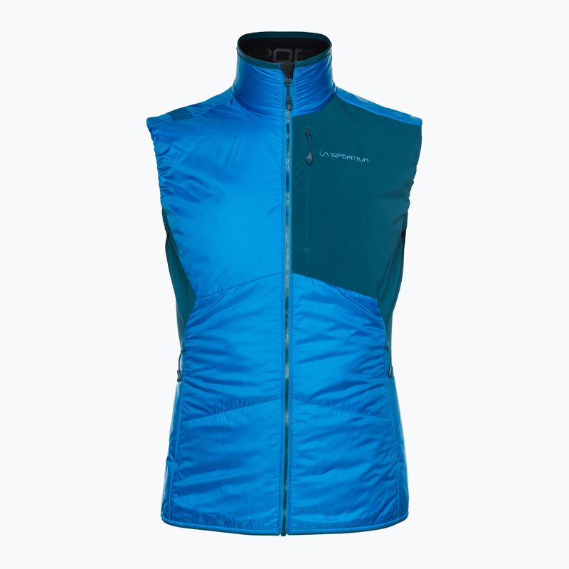 Men's La Sportiva Ascent Primaloft Vest electric blue/storm blue 5