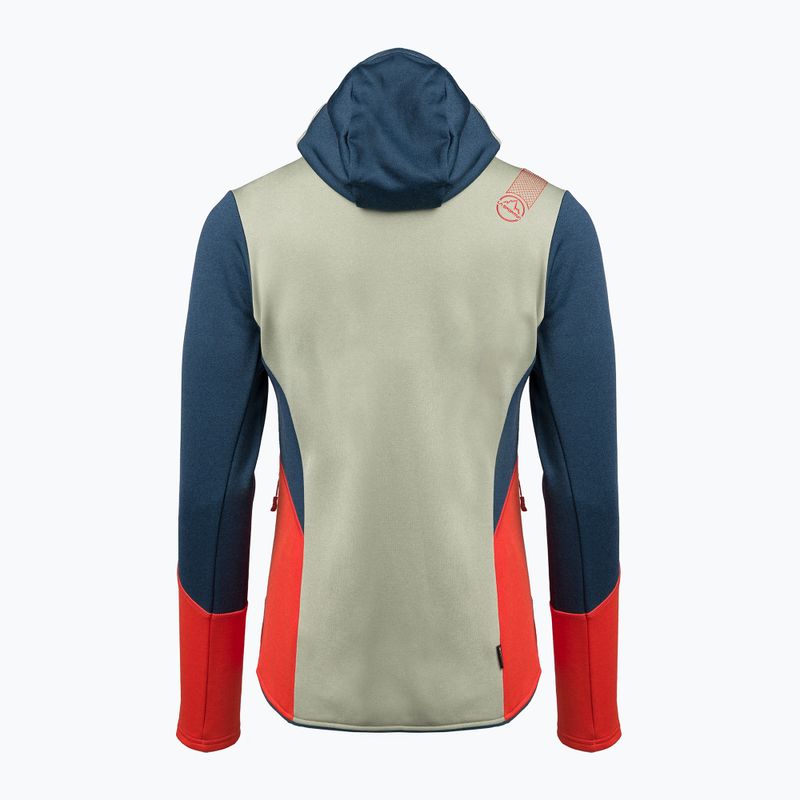 La Sportiva Cosmic Hoody tea/storm blue women's trekking sweatshirt 2