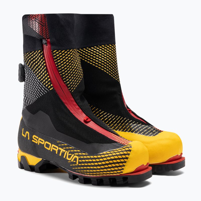 La Sportiva G-Summit mountain boots black/yellow 4