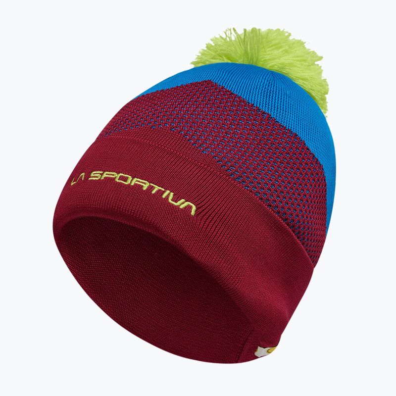 La Sportiva Knitty Beanie winter beanie sangria/electric blue