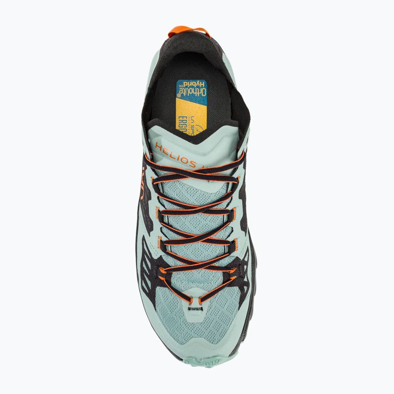 Men's La Sportiva Helios III black/hawaiian sun running shoe 6