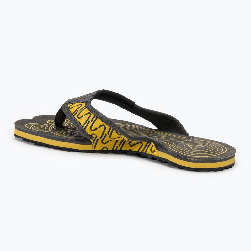 La Sportiva men's Swing black/yellow flip flops 3