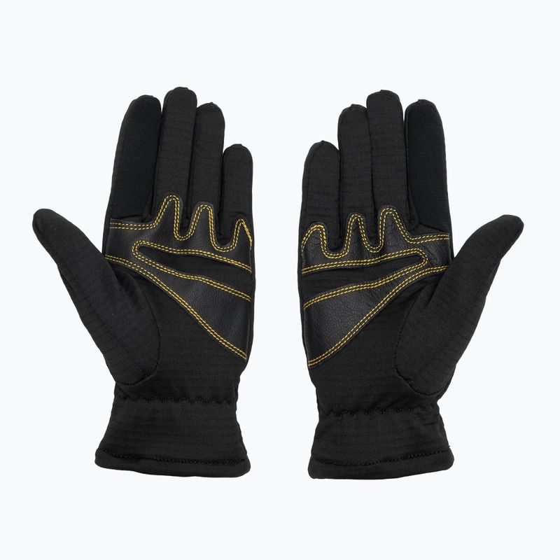 La Sportiva Stretch black/yellow trekking gloves 3