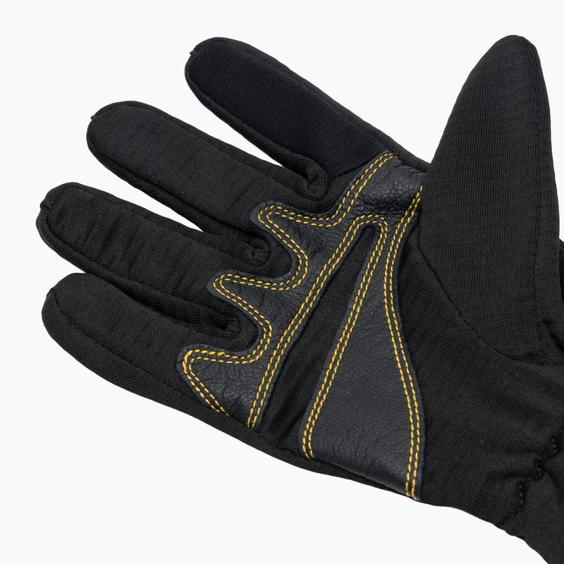 La Sportiva Stretch black/yellow trekking gloves 5
