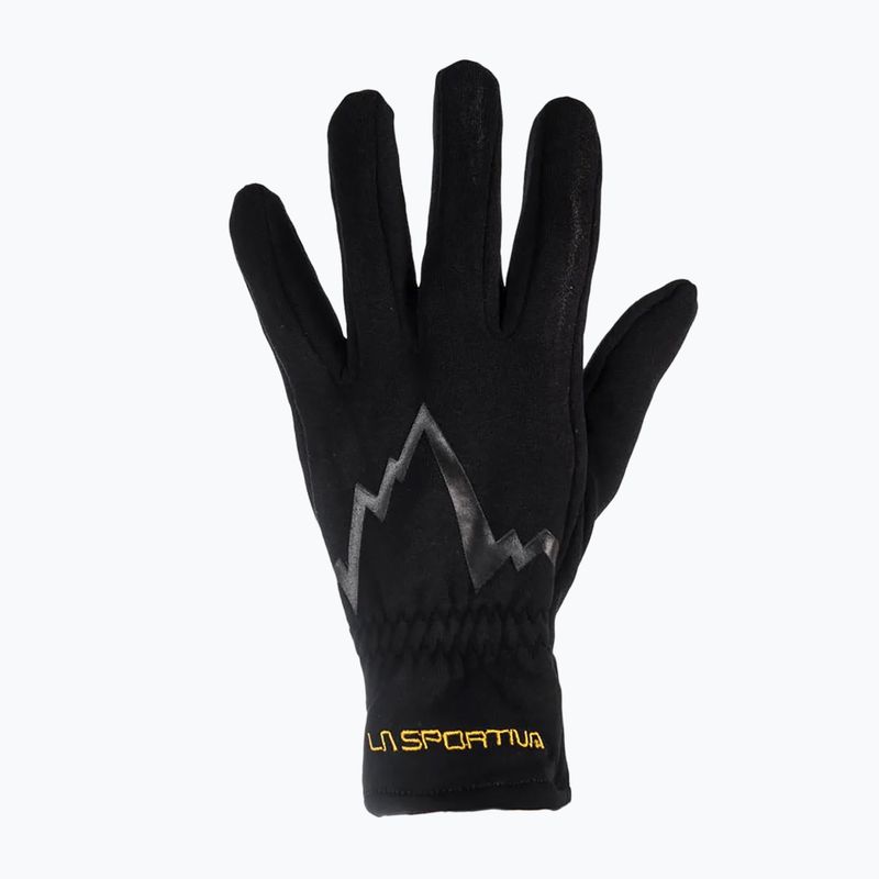 La Sportiva Stretch black/yellow trekking gloves