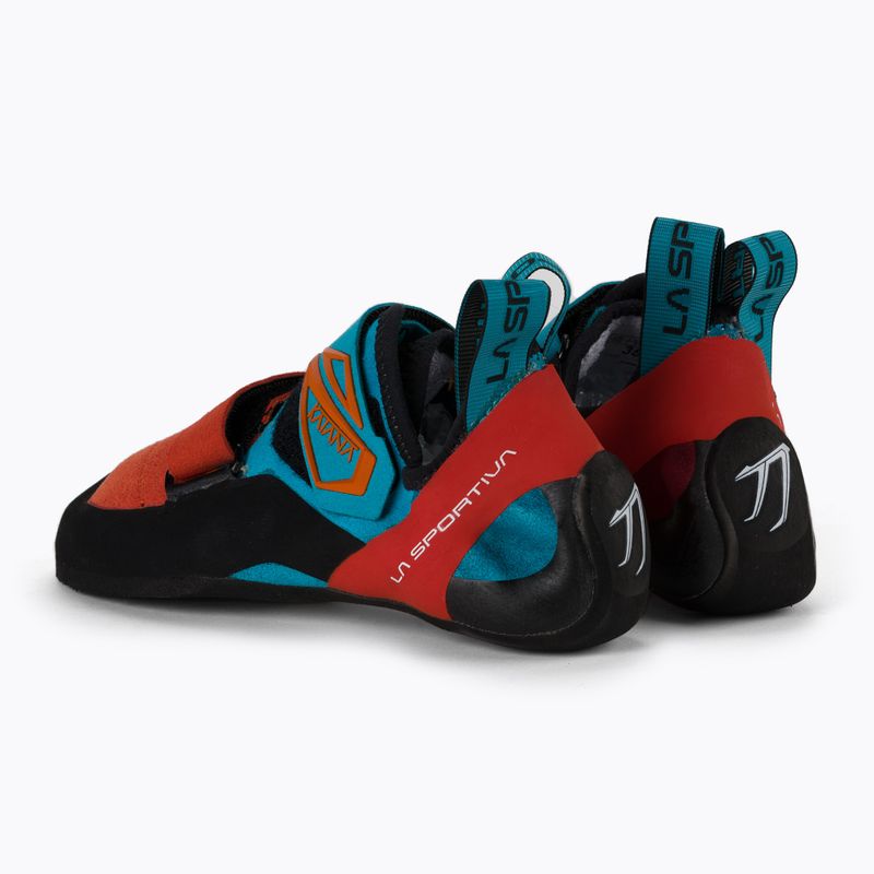 La Sportiva men's Katana blue-orange climbing shoe 20L202614 3