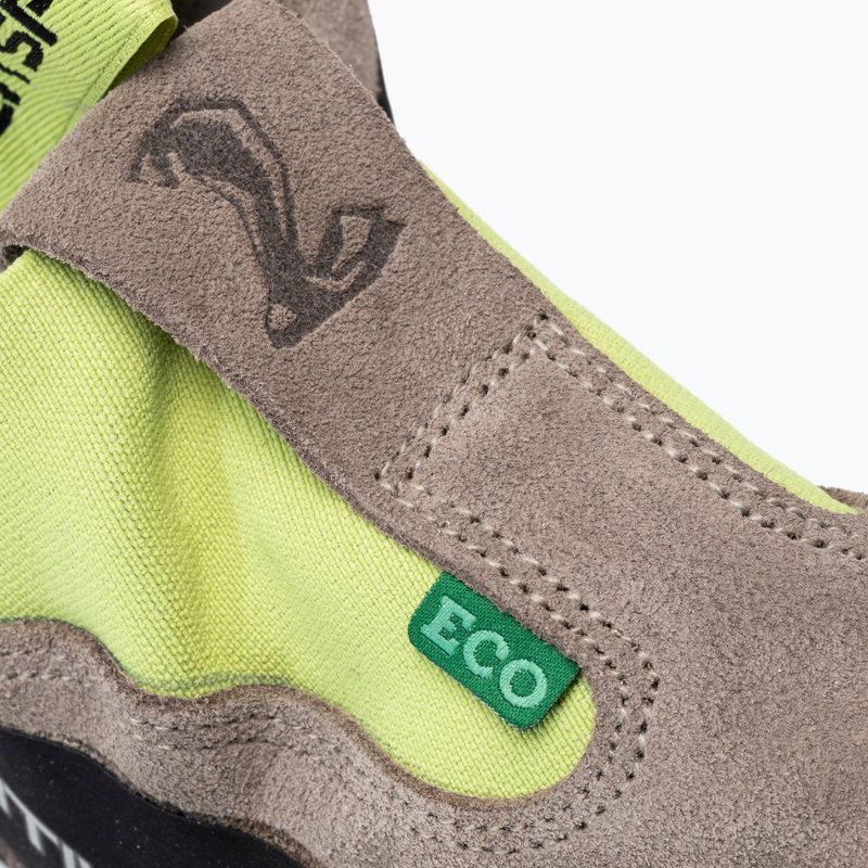 La Sportiva Cobra Eco climbing shoe brown and green 20O804705 7