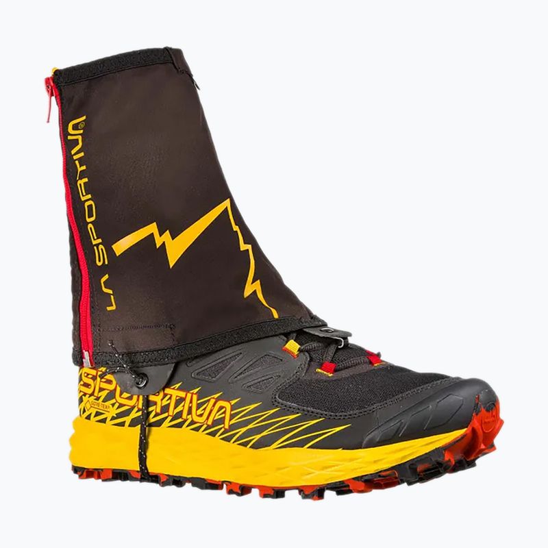 La Sportiva Winter Running Gaiter black/yellow 4