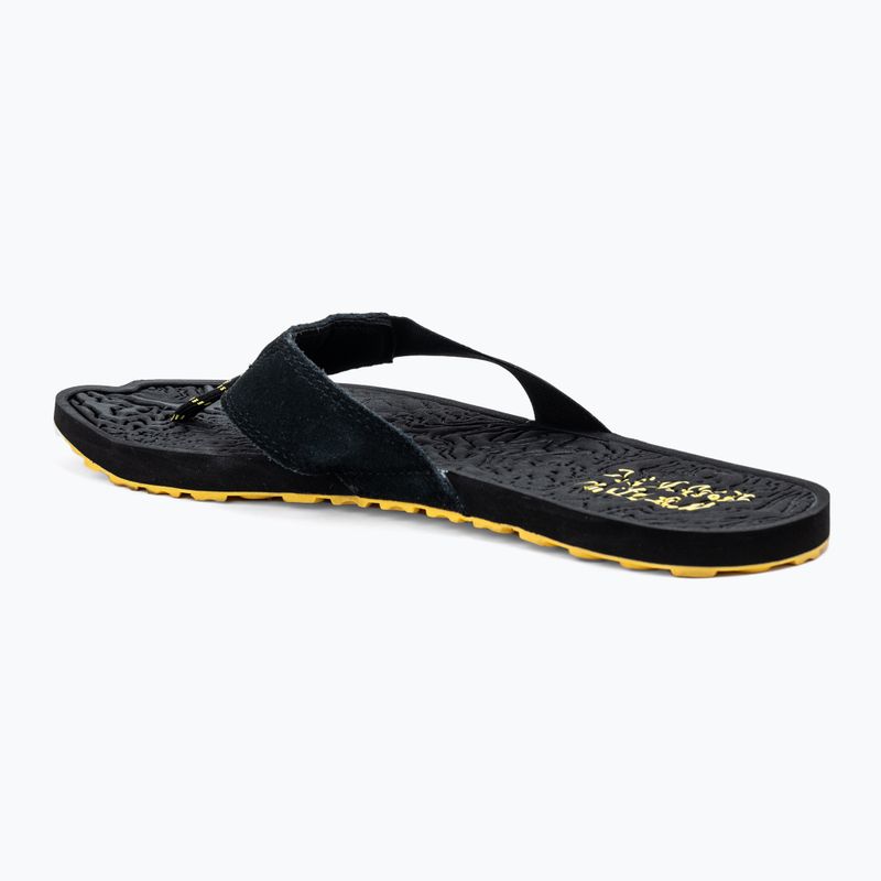 La Sportiva men's Jandal black/yellow flip flops 3