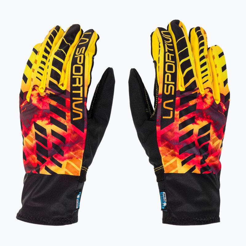 LaSportiva Skimo Race men's ski glove yellow and black Y43999100_L 3