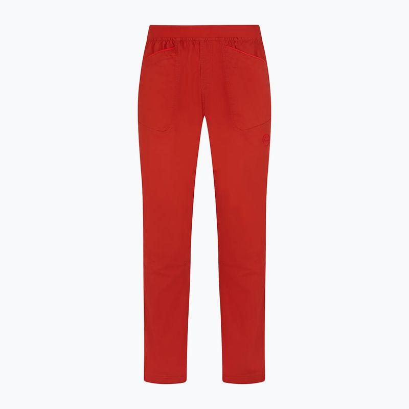 Men's La Sportiva Roots climbing trousers orange H95313314B 5