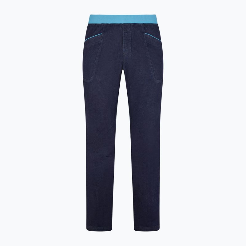 Men's La Sportiva Cave Jeans climbing trousers navy blue H97610624