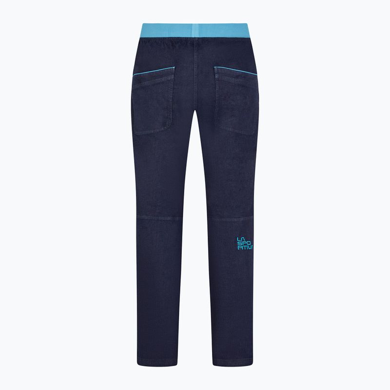 Men's La Sportiva Cave Jeans climbing trousers navy blue H97610624 2