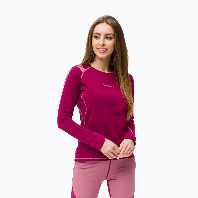 Women's trekking shirt La Sportiva Futura maroon O35502502