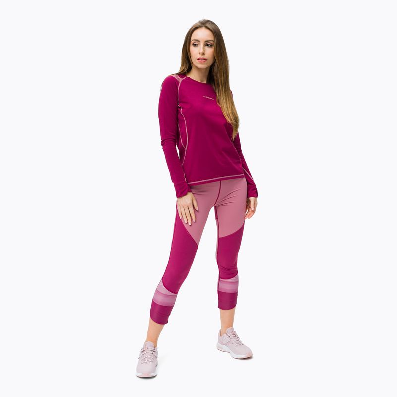Women's trekking shirt La Sportiva Futura maroon O35502502 2